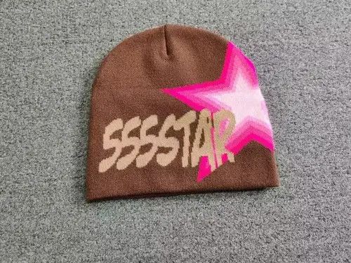 Other Super Star Graphic No Cuff Beanie Hat Brown Size ONE SIZE - 1 Thumbnail
