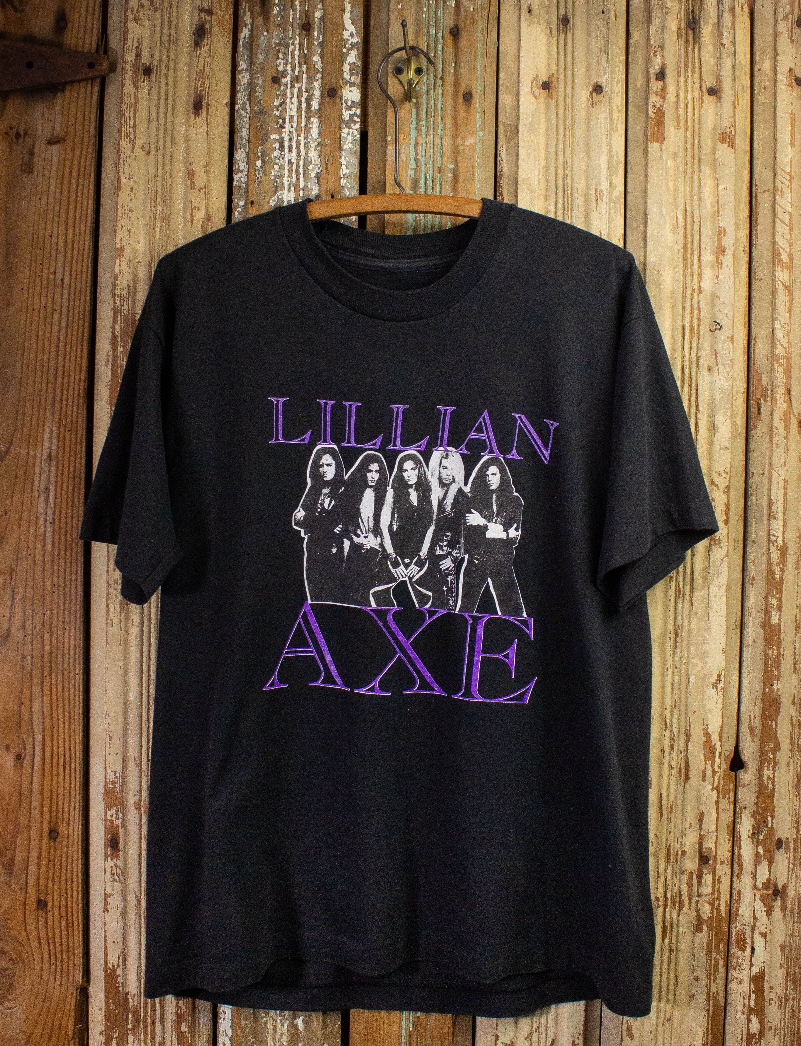 image of Band Tees x Vintage Lilian Axe Out Of The Darkness Concert T Shirt in Black, Men's (Size XL)