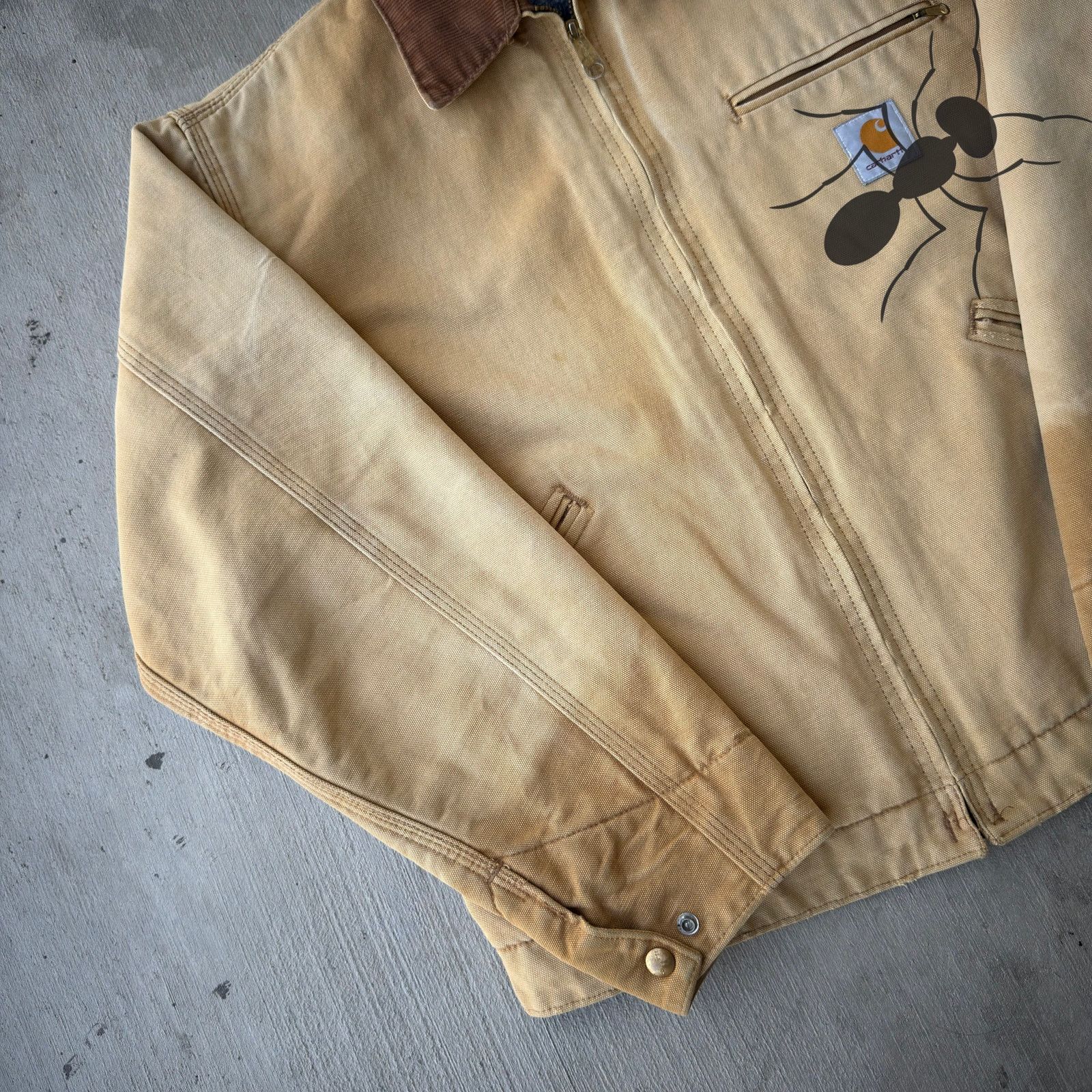 Carhartt × Vintage Carhartt faded brown Detroit work wear jacket Size US M / EU 48-50 / 2 - 2 Thumbnail