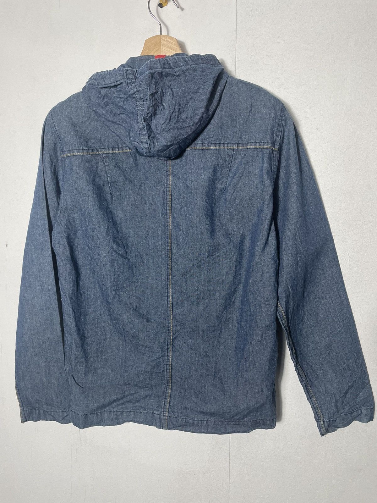 Japanese Brand Vintage Skull Jeans Hoodie With Waldes Zipper Size US M / EU 48-50 / 2 - 5 Thumbnail