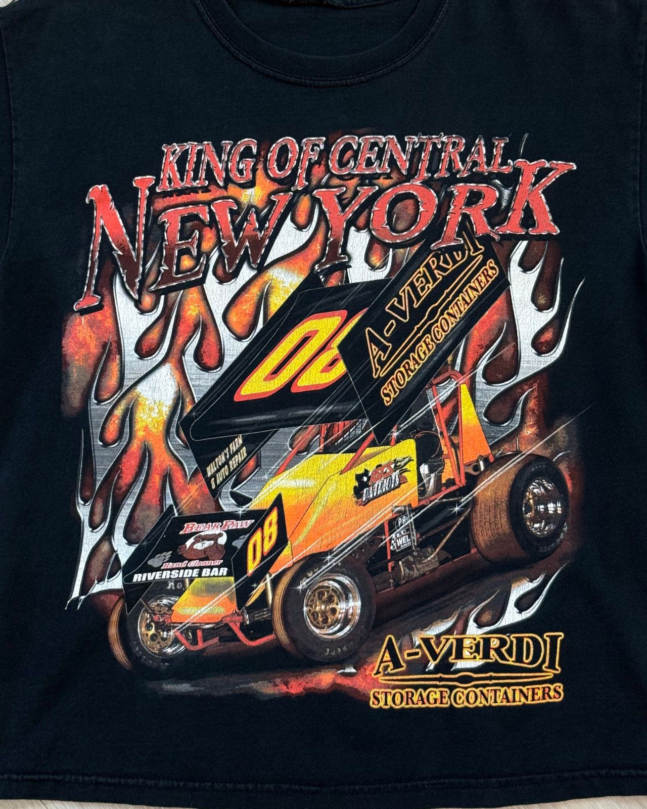 Vintage Rare 2008 King of Central New York Sprint Car T-Shirt Small Size US S / EU 44-46 / 1 - 3 Thumbnail