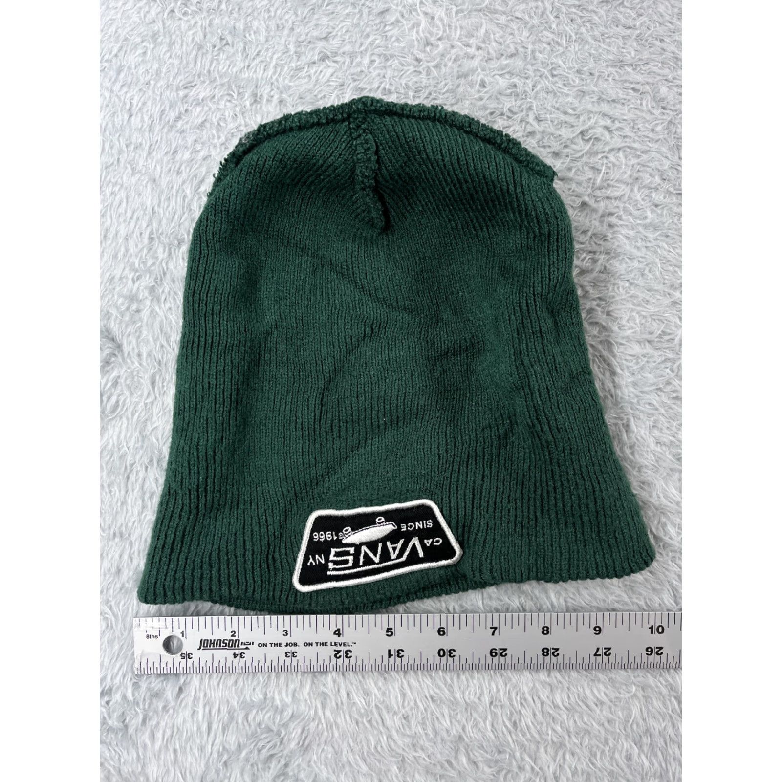 Vans VANS Beanie Toque Adult One Size Green CA NY Since 1966 Skate Beanie Men One Size Green 90s Skateboard Acrylic Apparel Hat Size ONE SIZE - 5 Thumbnail