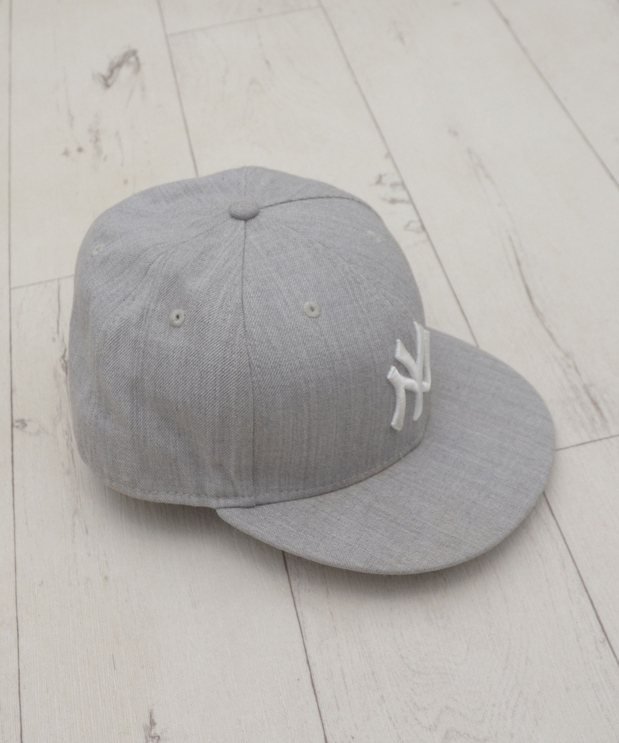 New Era NY Yankees New Era Hat Patch Heather Gray Size 7 5/8 Size ONE SIZE - 5 Thumbnail