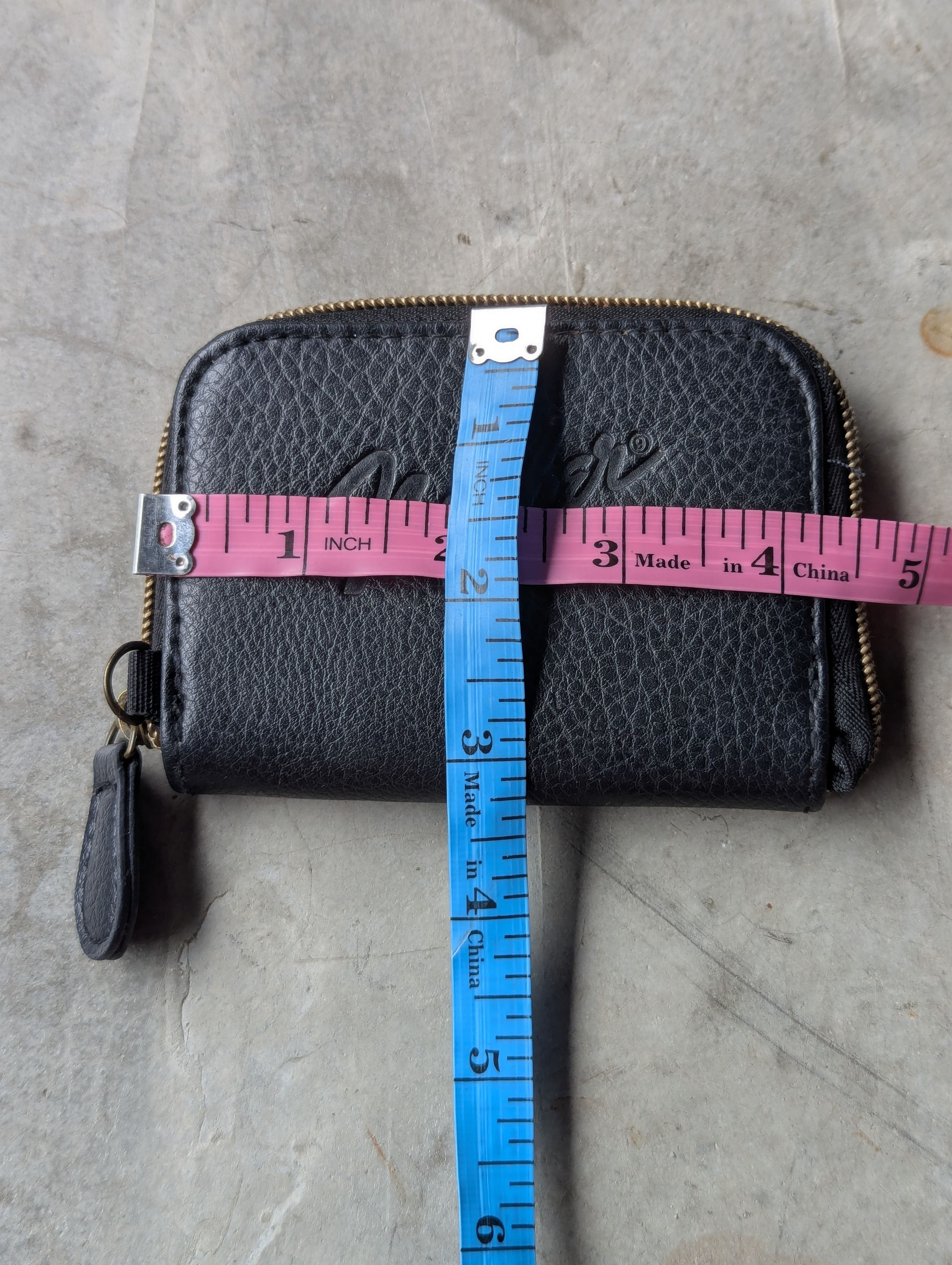 Number (N)ine OG Number [N]ine Leather Zipper Coin Wallet Case Size ONE SIZE - 5 Thumbnail