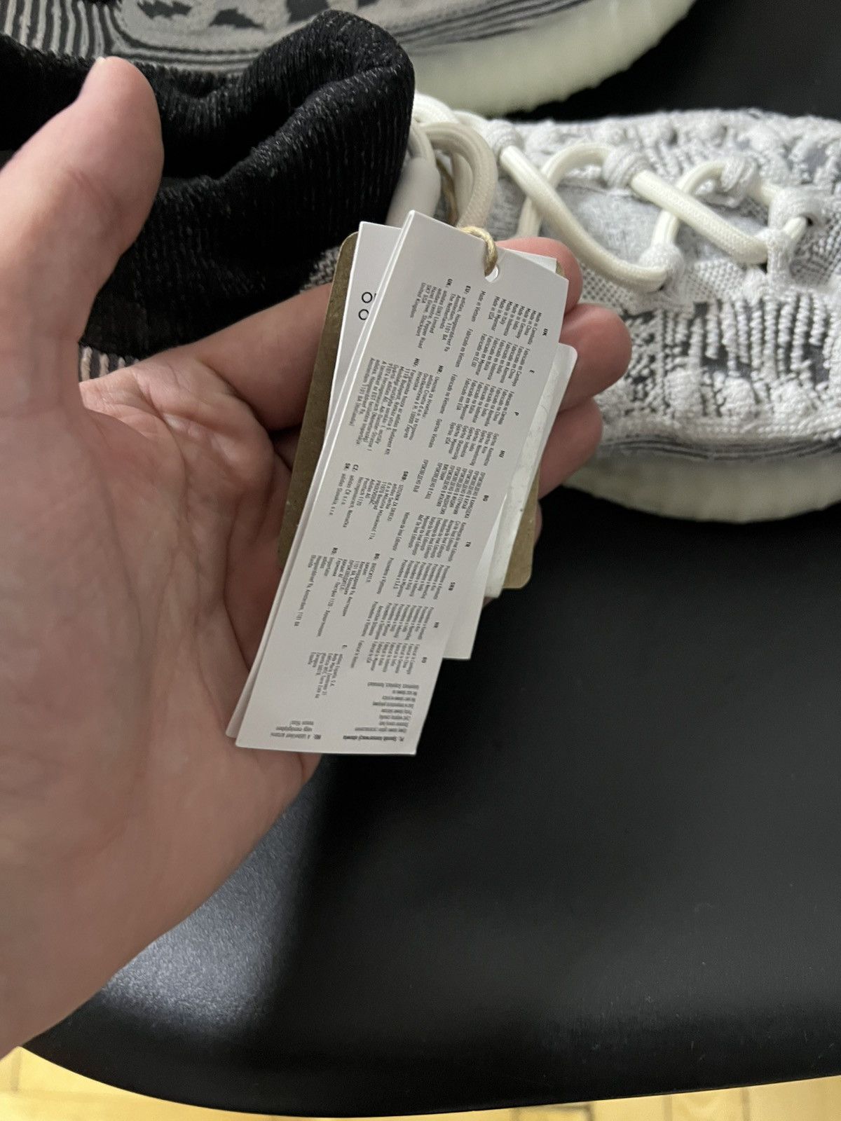 Adidas × Yeezy Adidas Yeezy Boost 350 V2 CMPCT Slate White Panda Size US 11.5 / EU 44-45 - 9 Thumbnail