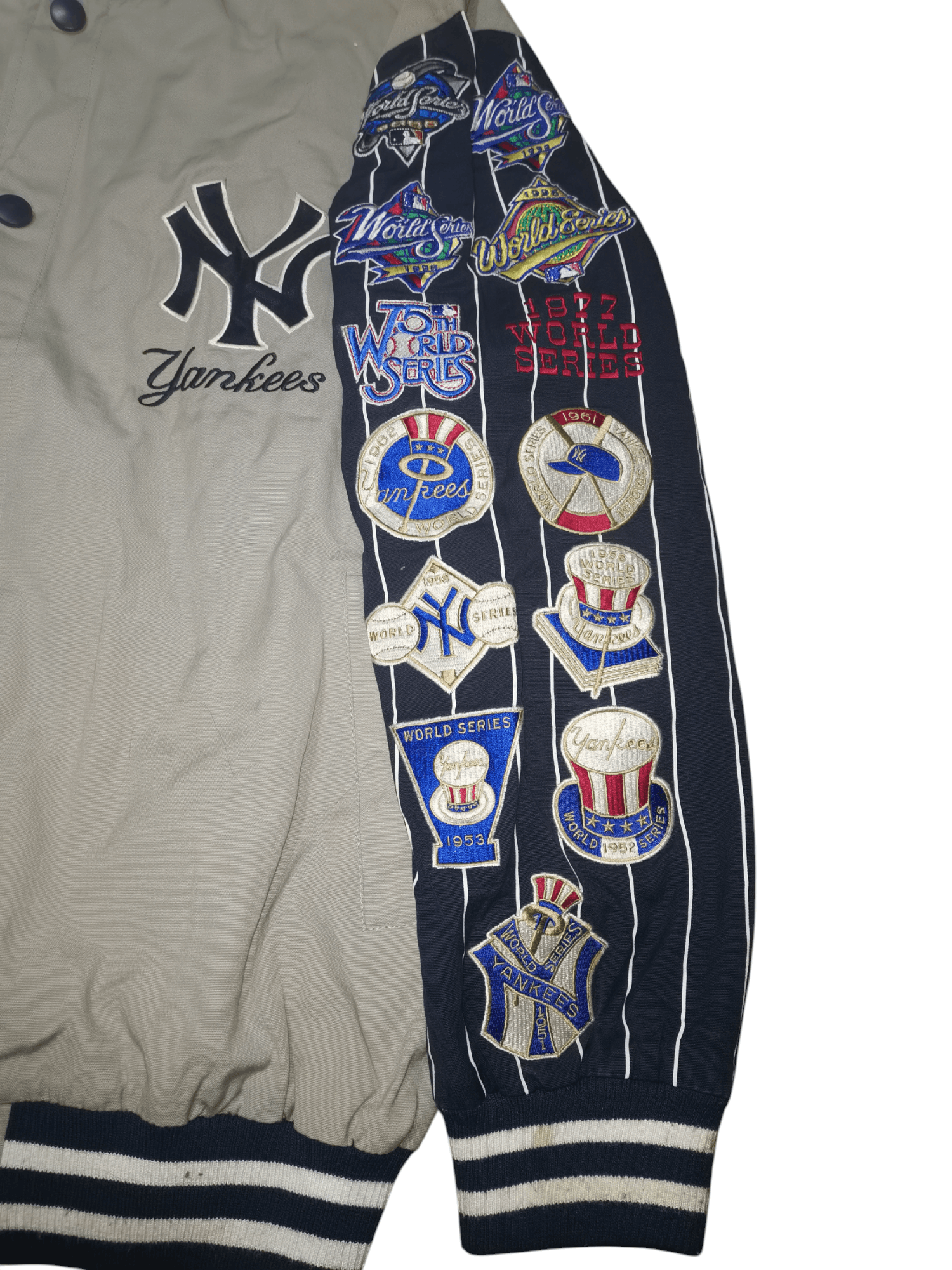 Vintage G-3 sports Carl banks ny yankees 25 world series jacket Size US L / EU 52-54 / 3 - 6 Thumbnail