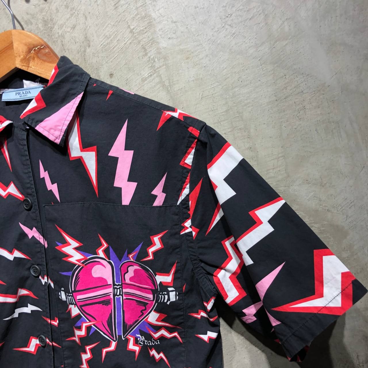 Prada Prada Frankenstein Lighting bolt bowling shirt Size US M / EU 48-50 / 2 - 3 Thumbnail