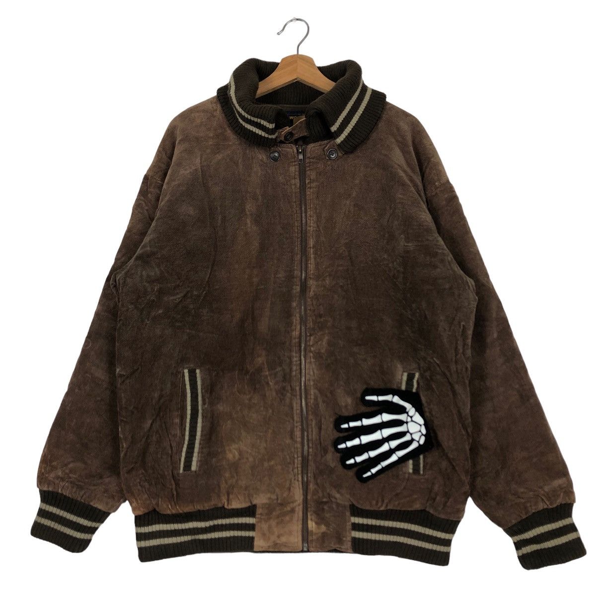 Woolrich Woolen Mills 🔥90’s VELVET BOMBER JACKET WOOLRICH WORKER Size US L / EU 52-54 / 3 - 2 Thumbnail