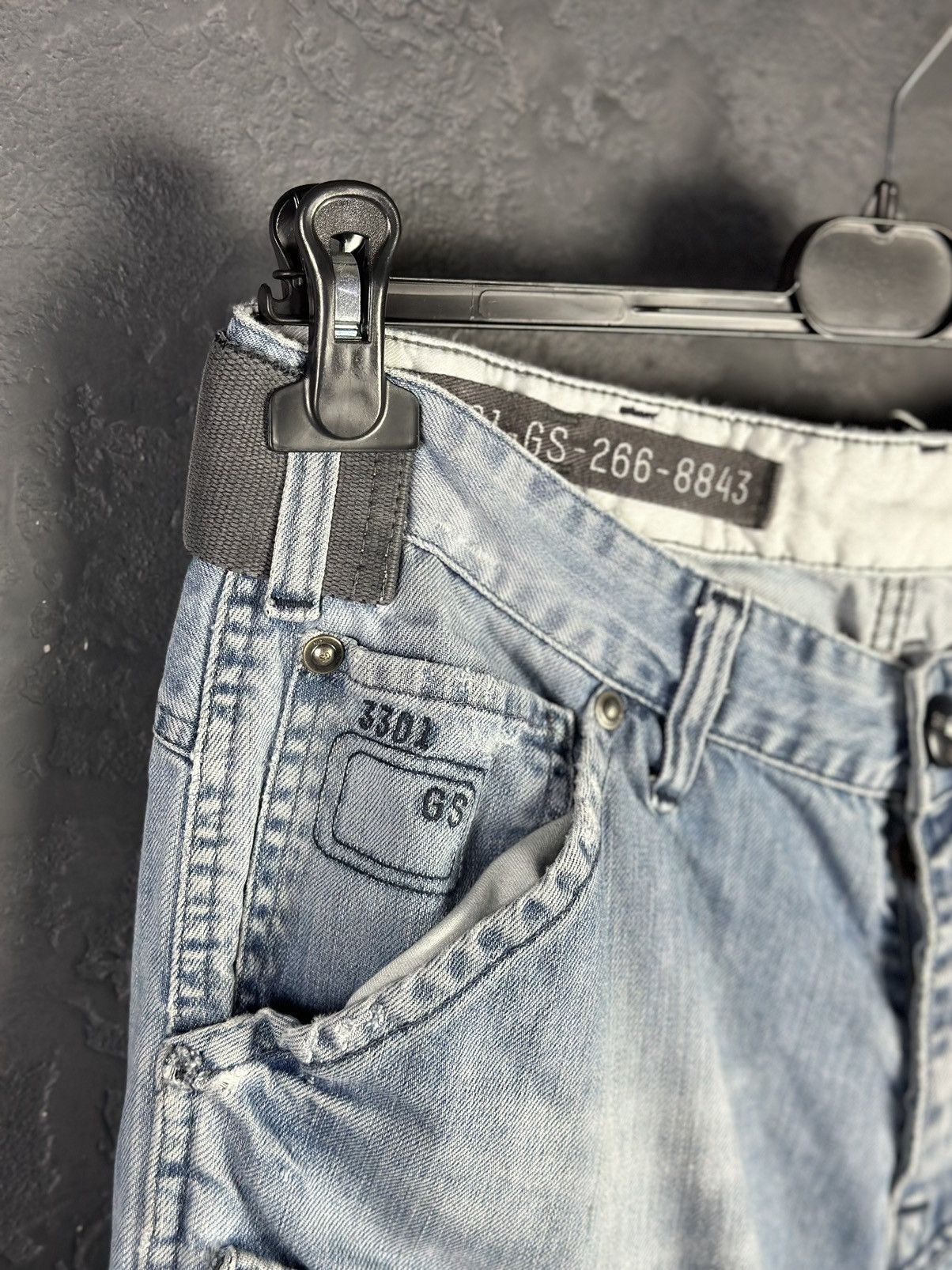 G-Star × Japanese Brand Vintage pants G Star Raw y2k dDenim Flared Baggy Japan Style Size US 34 / EU 50 - 7 Thumbnail