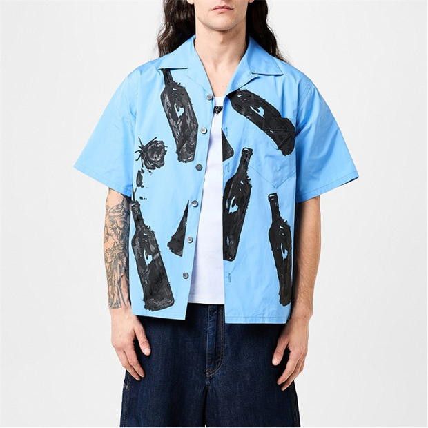 Prada PRADA Graphic Print Shirt Size US S / EU 44-46 / 1 - 2 Thumbnail