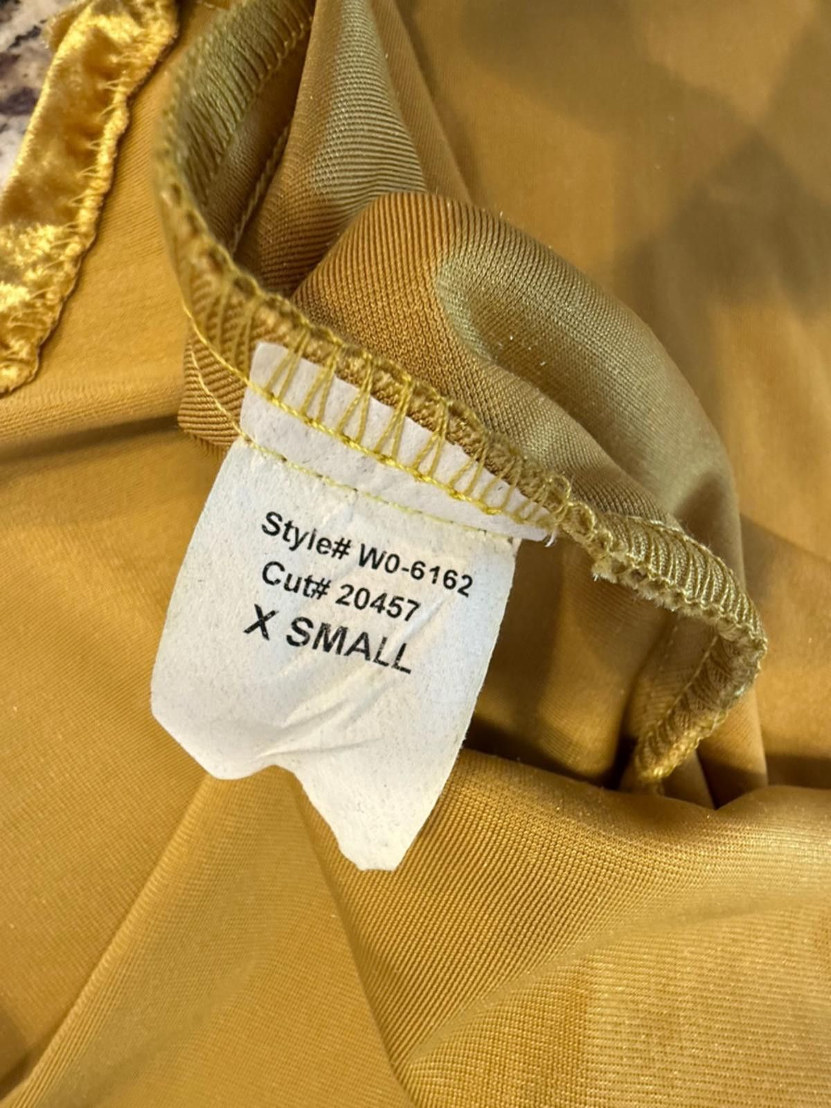 Aquascutum Aqua shimmery gold velvet sleeveless mini dress SZ XS Size XS / US 0-2 / IT 36-38 - 6 Thumbnail