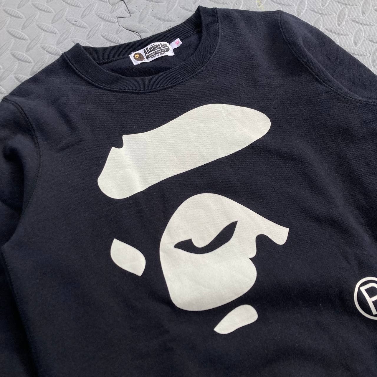 Bape Ape Face Graphic Pullover Sweatshirt Size XS / US 0-2 / IT 36-38 - 5 Thumbnail