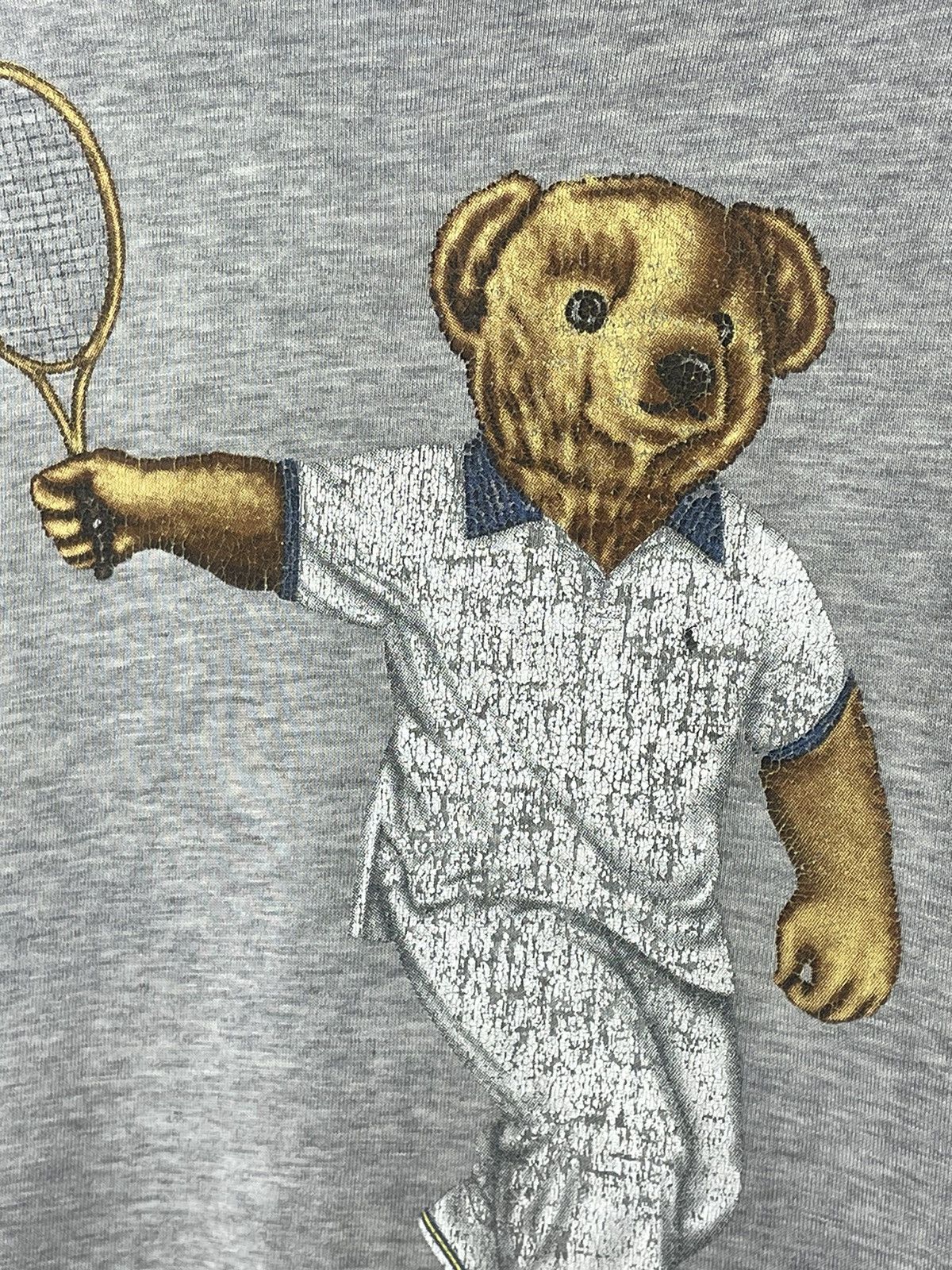 Polo Ralph Lauren × RRL Ralph Lauren × Vintage T-Shirt Polo Bear Tennis OG Vintage Size US M / EU 48-50 / 2 - 4 Thumbnail