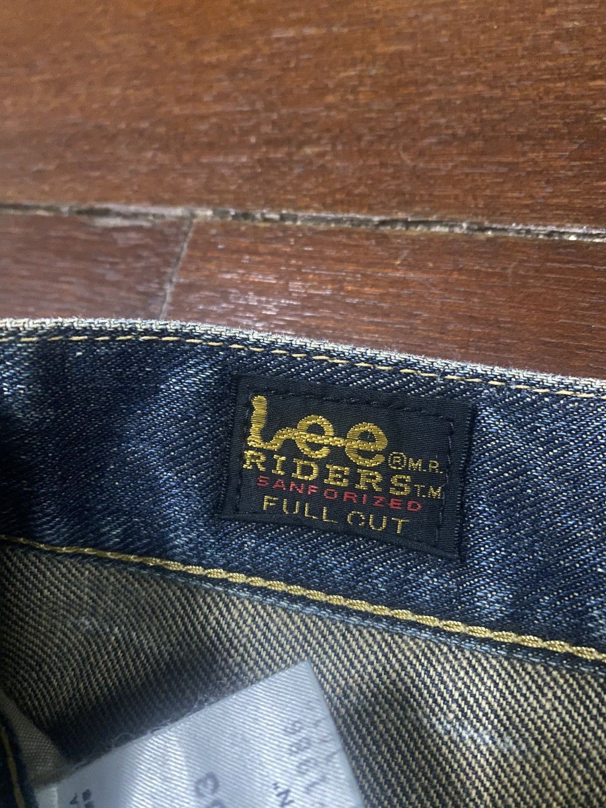 Lee VINTAGE LEE RIDERS SELVEDGE RUSTY MUDWASH DISTRESSED DENIM Size US 35 - 10 Thumbnail