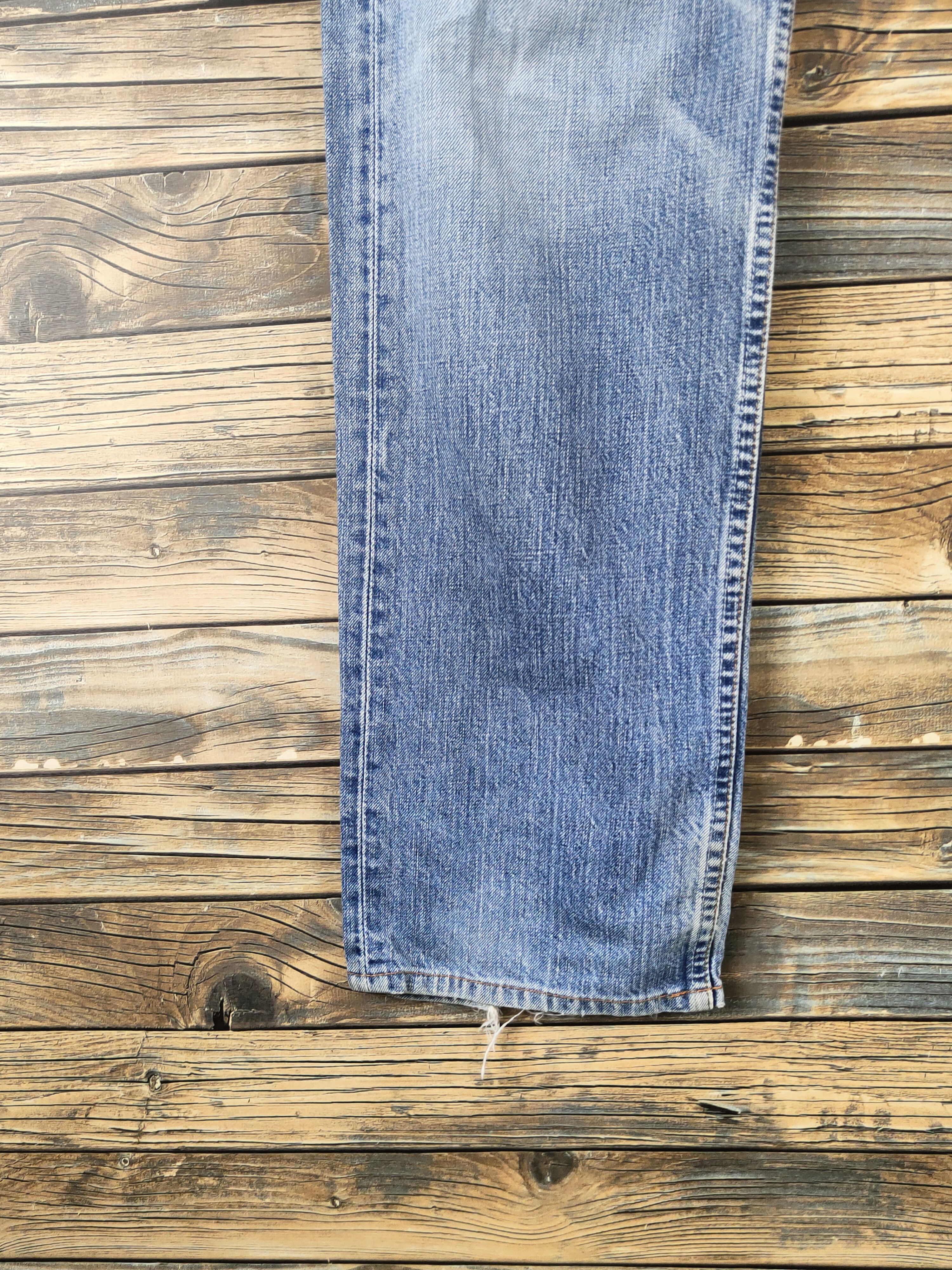 Levi's 501 Levi's Blue Distressed Ripped Jeans #S2855 Size US 31 - 4 Thumbnail