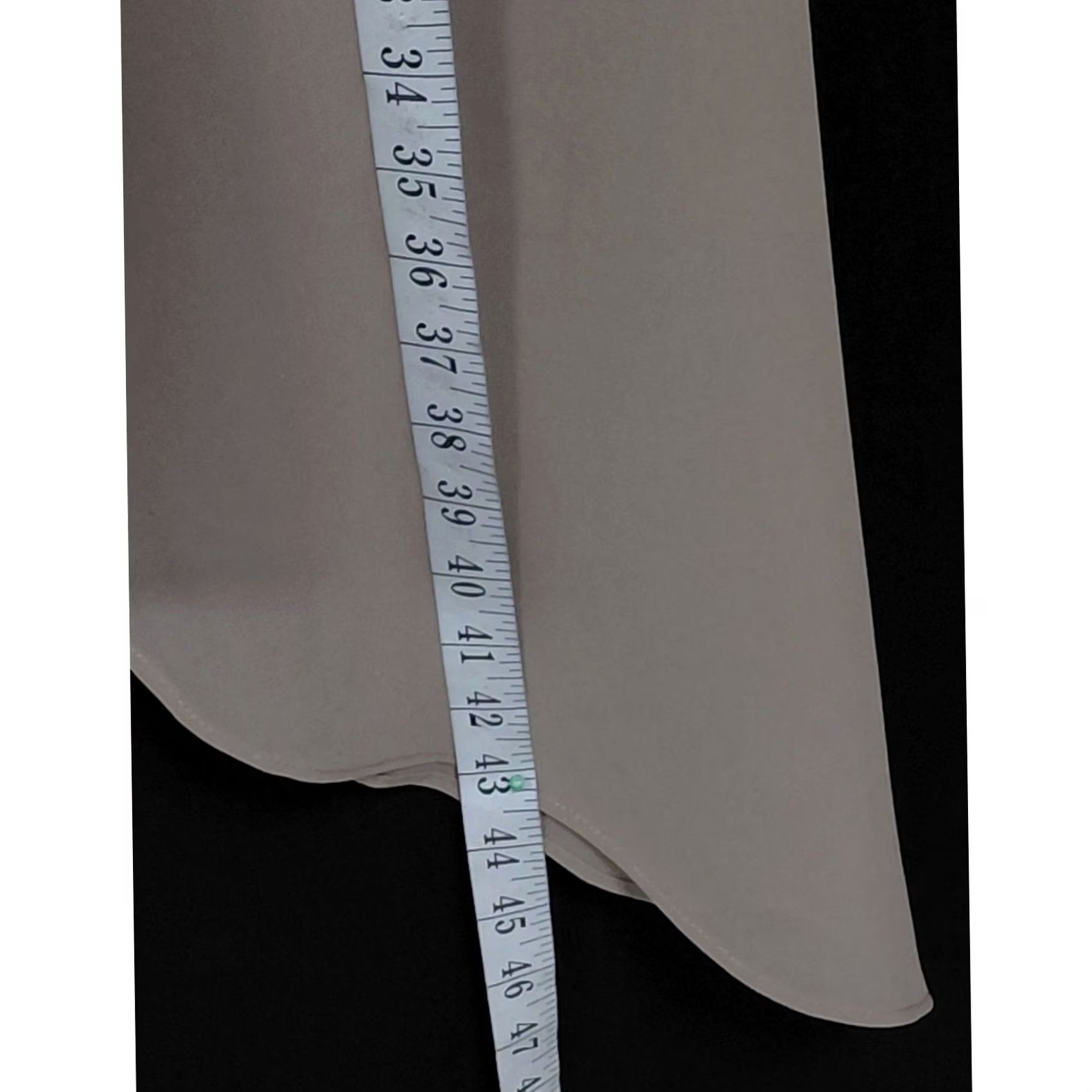 Soft Surroundings Soft Surroundings Beige Slim Fit Sleeve Shirt Women Size M Knit Size M / US 6-8 / IT 42-44 - 8 Thumbnail