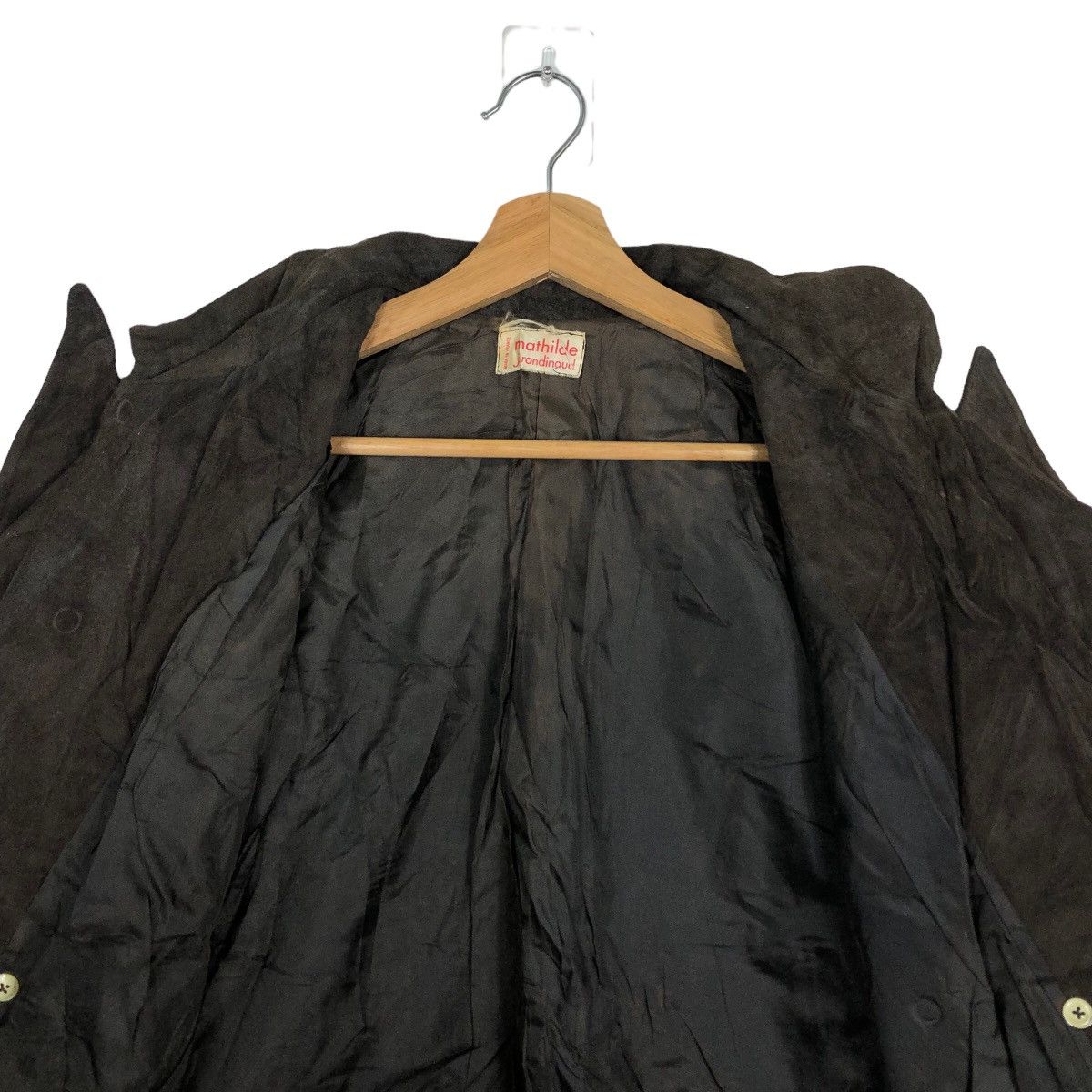 Vintage 🔥90s Made In France Genuine Leather Jacket Mathilde Jronina Size US M / EU 48-50 / 2 - 11 Thumbnail