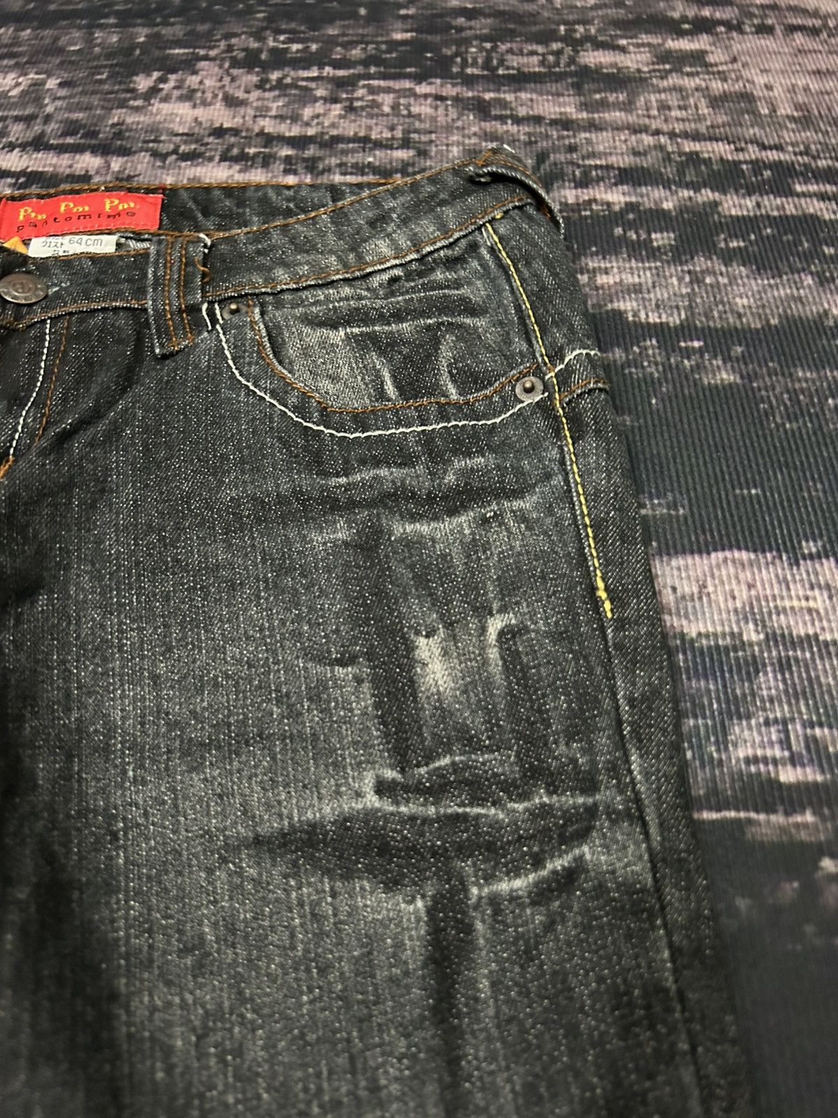 Tornado Mart Vintage PANTOMIME Clau Mark Flare Jeans Size 29" - 9 Thumbnail
