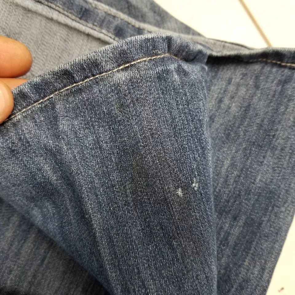 Seven 7 Seven7 Jeans Womens 33x33 Blue Denim Flared Stretch Size 33" - 13 Thumbnail