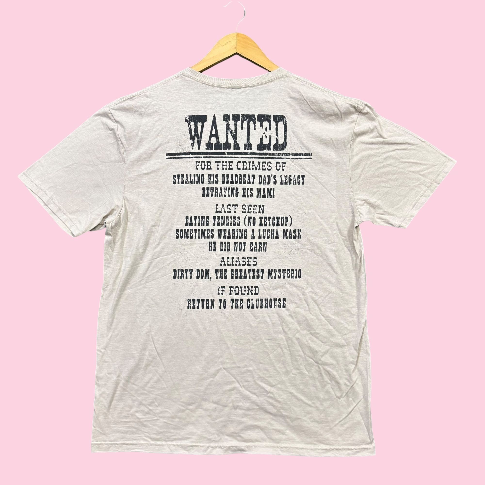 WWE WWE Legends Dirty Dom Mysterio Wanted Dead or Alive Tee L Size US L / EU 52-54 / 3 - 3 Thumbnail