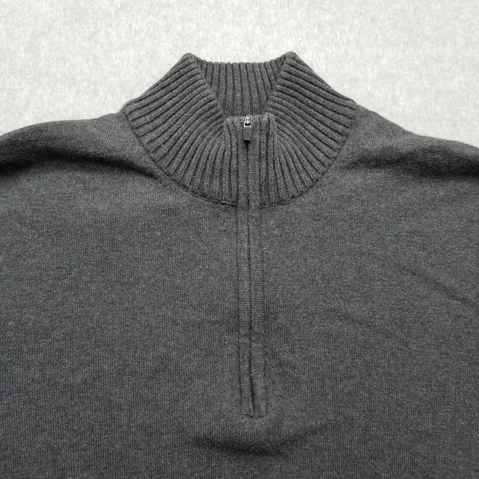 Eddie Bauer Eddie Bower Sweater Men Large Pullover Mock Neck Zip Size US L / EU 52-54 / 3 - 2 Thumbnail