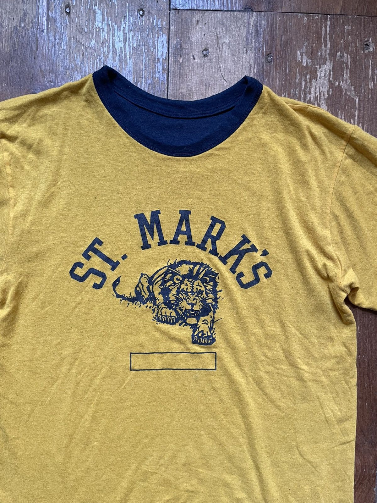 Vintage Vintage reversible double face college t shirt 80's 90's Size US M / EU 48-50 / 2 - 2 Thumbnail