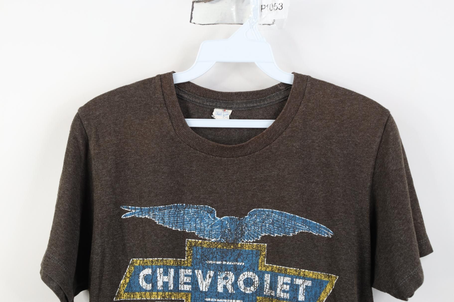 Vintage Vintage Spell Out GM Chevrolet Short Sleeve T-Shirt Brown Size US S / EU 44-46 / 1 - 2 Thumbnail
