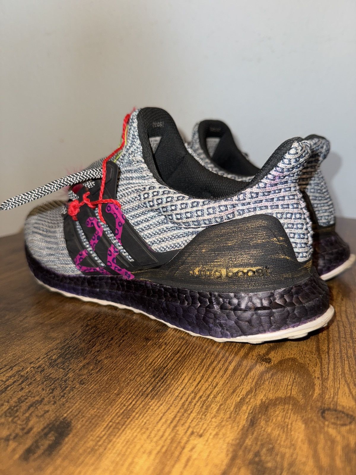 Adidas CUSTOM ULTRABOOST 4.0 “Parley” “Inky Krackens” Size US 11.5 / EU 44-45 - 2 Thumbnail