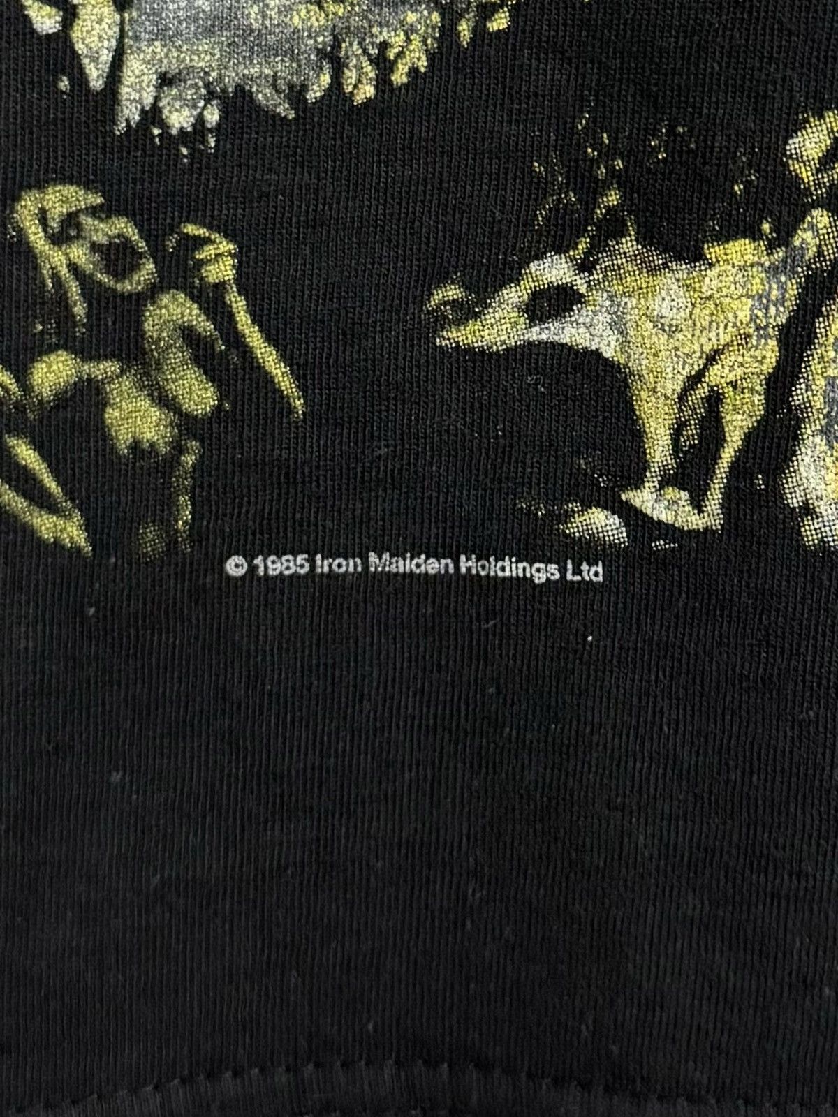 Band Tees × Iron Maiden × Vintage Vintage Iron Maiden 1985 T-shirt Size US M / EU 48-50 / 2 - 4 Thumbnail