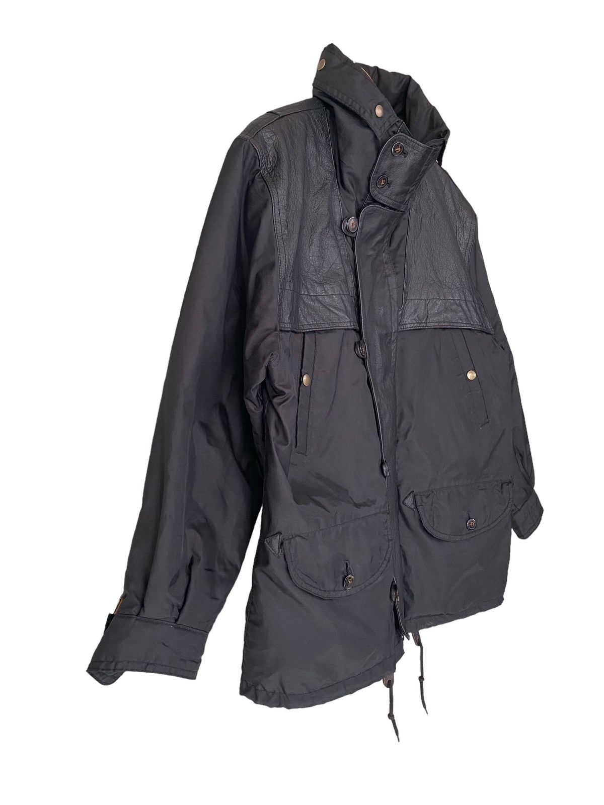 Grassroots California × If Only Was True × Vintage Vintage GRASS ROOST Leather Nylon Jacket Size US M / EU 48-50 / 2 - 8 Thumbnail
