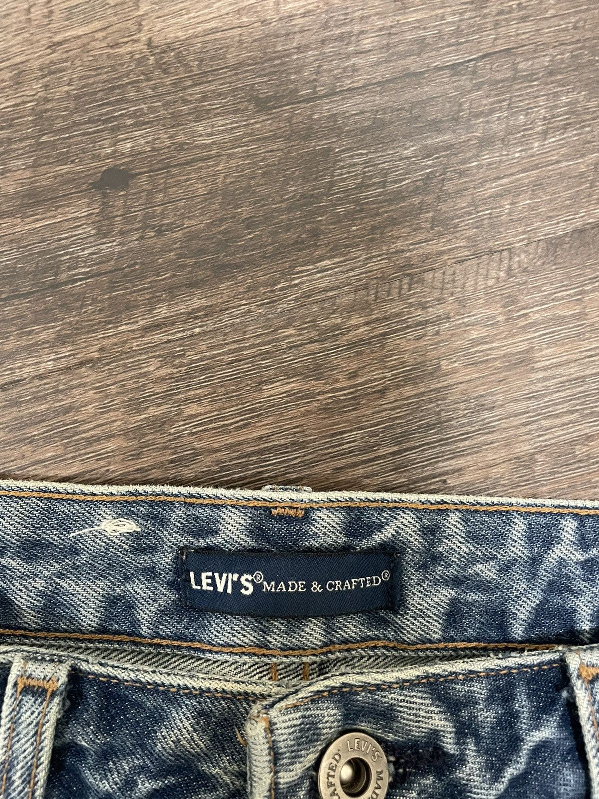 Levi's Made & Crafted Levi’s Made and Crafted Draft Wide Taper Distressed jeans Size US 30 / EU 46 - 3 Thumbnail