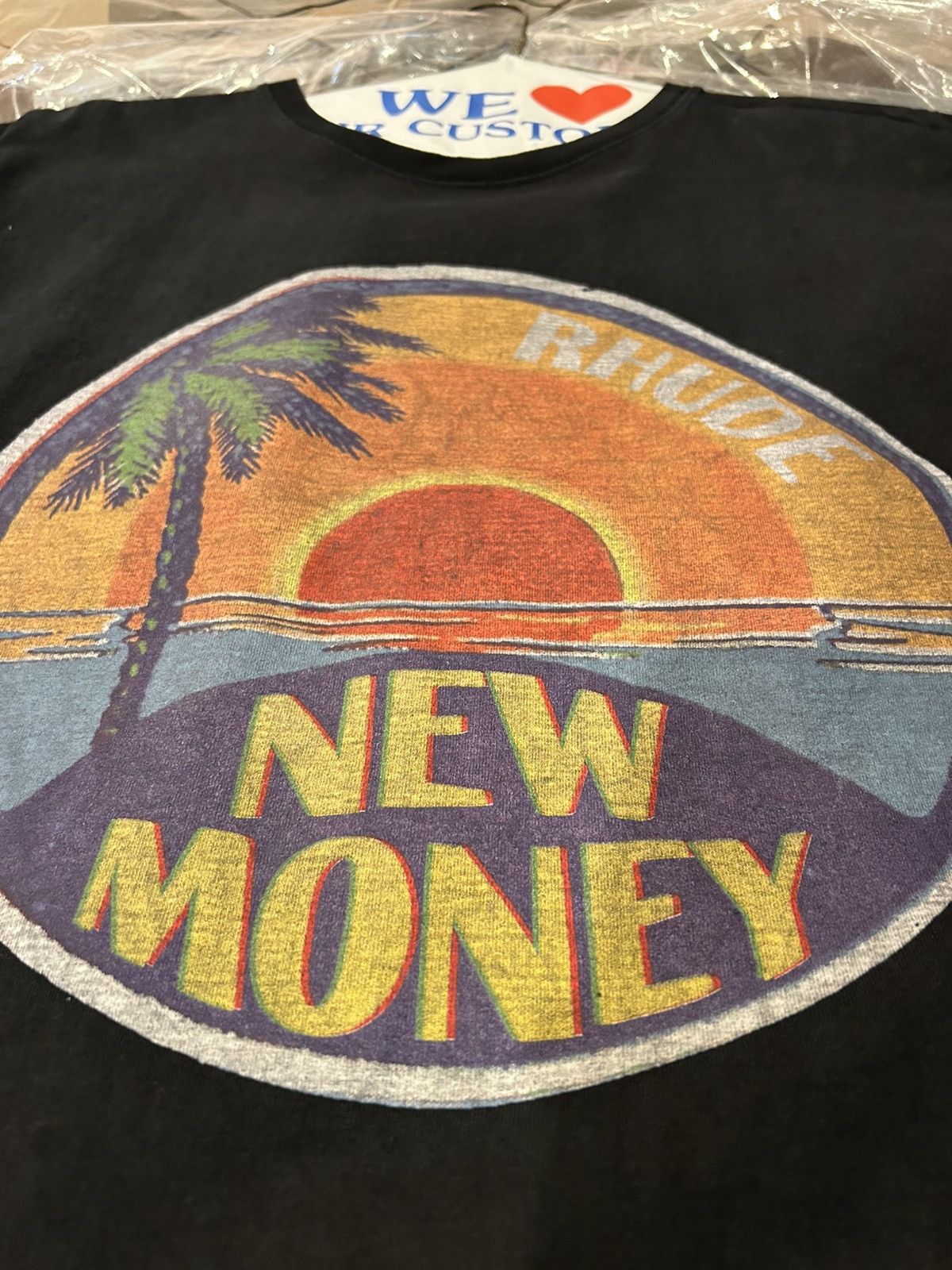 Rhude Rhude new money t shirt Size US M / EU 48-50 / 2 - 2 Thumbnail