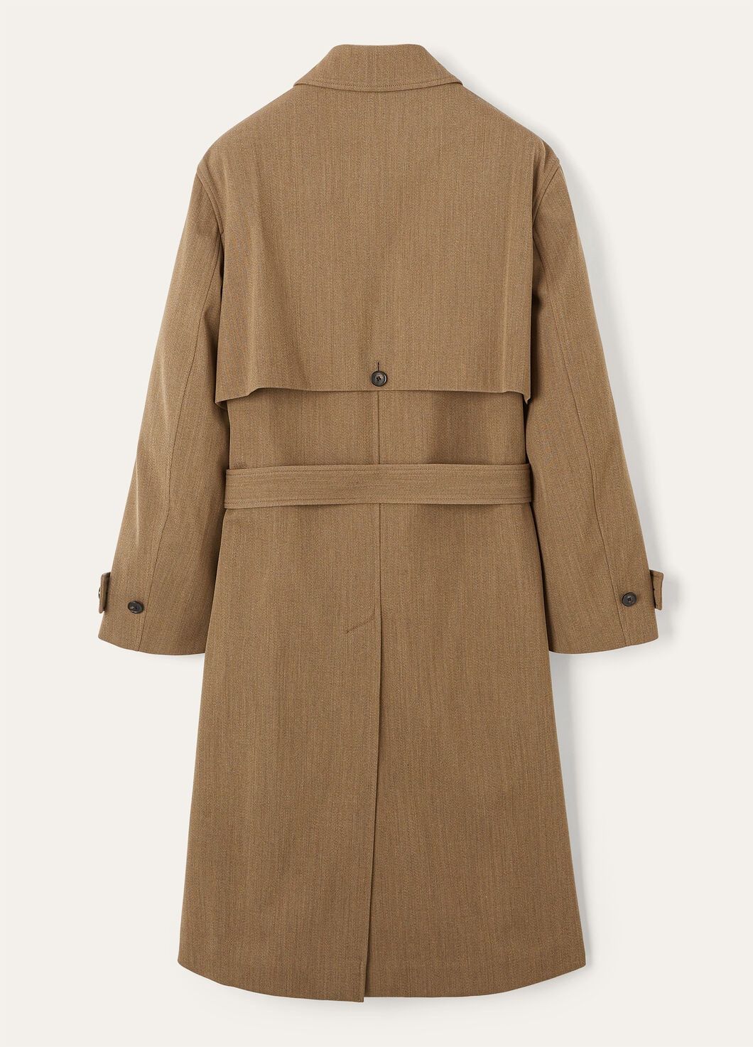 Loro Piana o1w1db10825 FAO3157 Tommaso Trench Coat in Brown Size M / US 6-8 / IT 42-44 - 2 Thumbnail