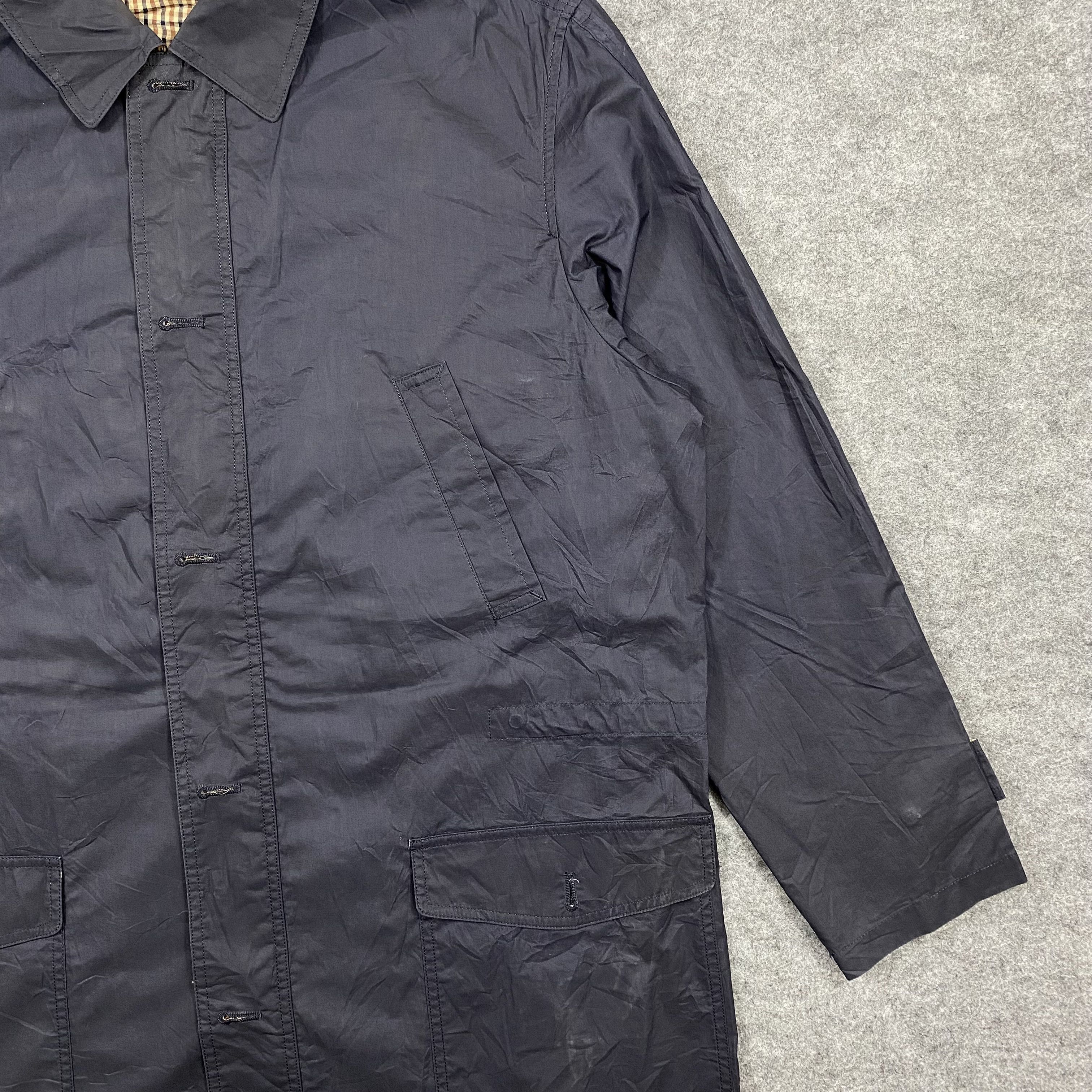 Aquascutum VINTAGE 90s AQUASCUTUM Navy Field Jacket-J668 Size US L / EU 52-54 / 3 - 5 Thumbnail
