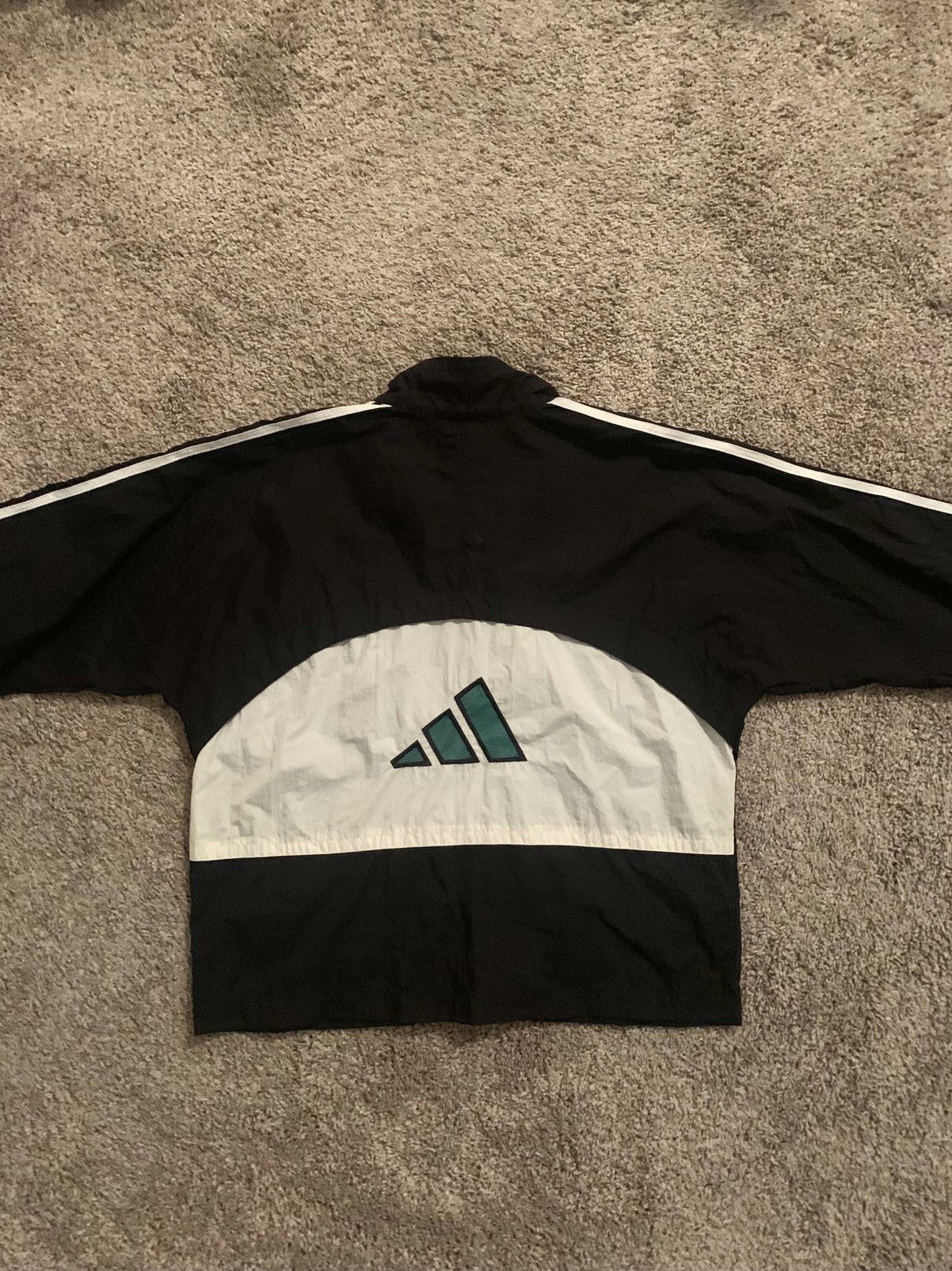 Adidas × Vintage Adidas Vintage 90s Full Zip Track Jacket Wind Breaker Size US M / EU 48-50 / 2 - 8 Thumbnail