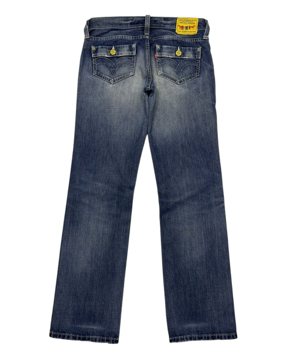 If Six Was Nine × JNCO × Levi's 🔥Levis Strauss & Co Nice Faded Denim Jeans Size US 30 / EU 46 - 8 Thumbnail