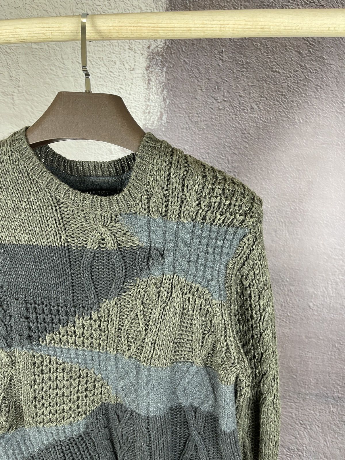 Allsaints Allsaints Minory crew colour blocked sweater knitwear Size US L / EU 52-54 / 3 - 7 Thumbnail