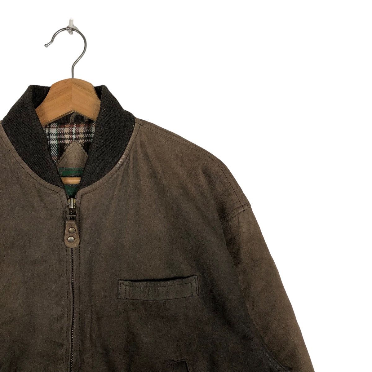Japanese Brand 🔥90’s Vintage Bomber Jacket Soft Leather Mitsumine Japan Size US M / EU 48-50 / 2 - 6 Thumbnail