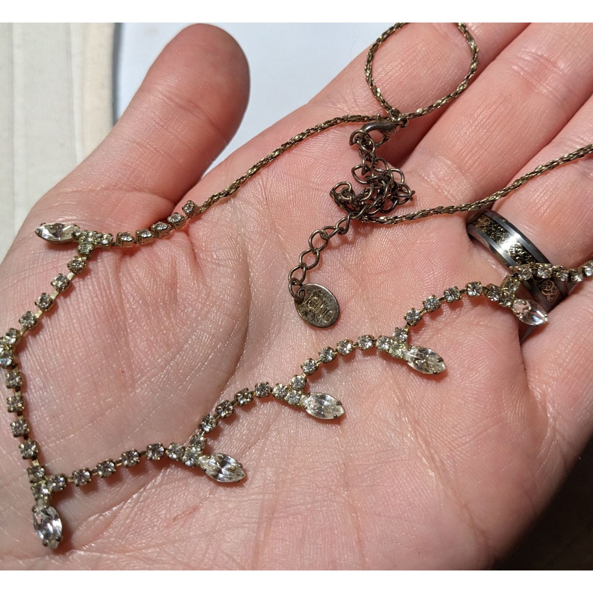 Other Icing Y2K Rhinestone Abstract Prom Necklace Size ONE SIZE - 7 Thumbnail