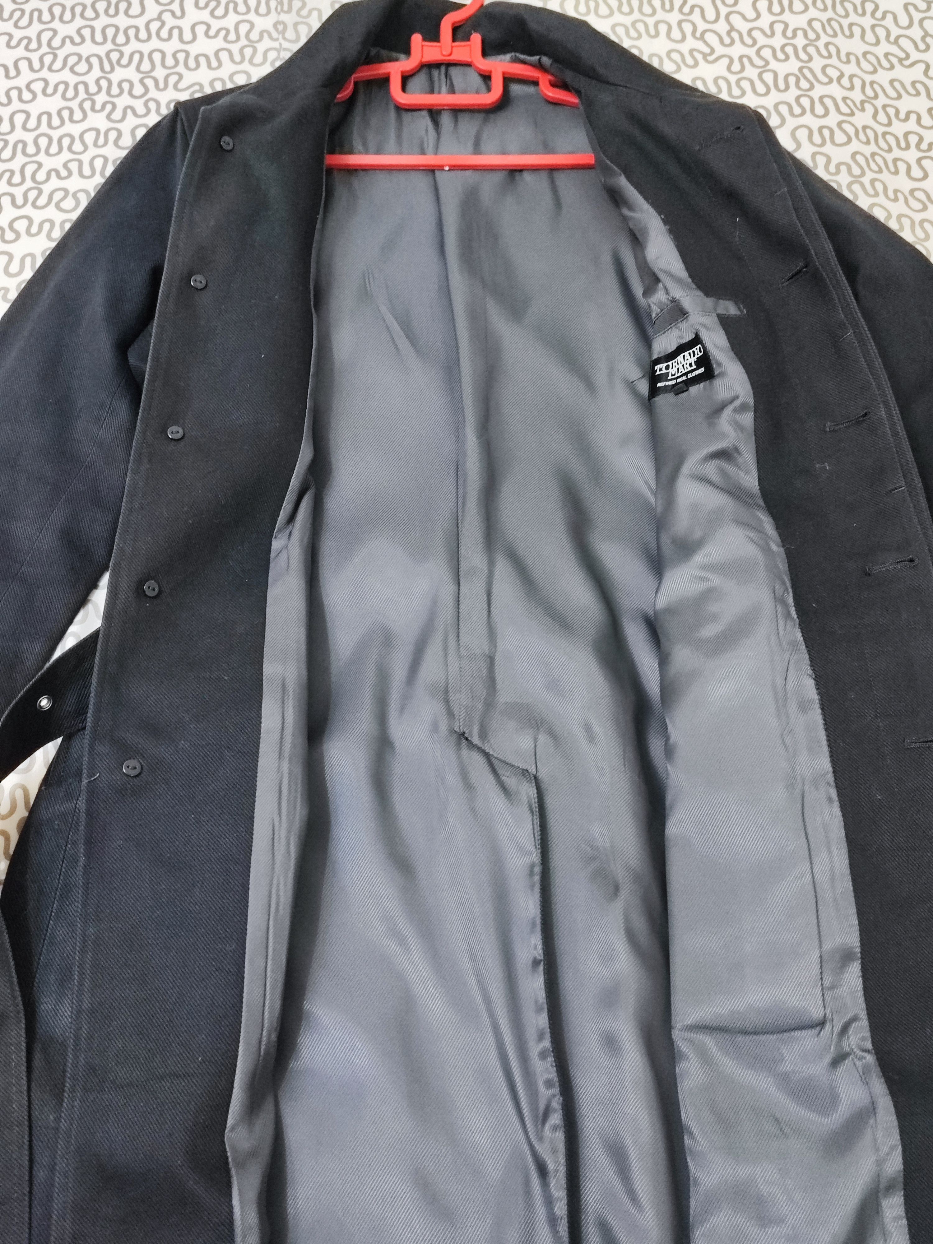 Tornado Mart AVANT GARDE DESIGNER TORNADO MART GOTHIC LONG TRENCH JACKET Size US M / EU 48-50 / 2 - 8 Thumbnail
