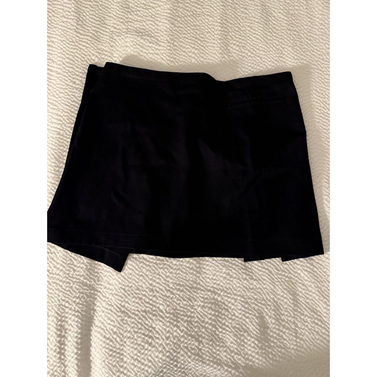 Limi Feu Limi Feu Wool Pleated Mini Skirt Black Japan Wrap Snap Close Size 28" / US 6 / IT 42 - 4 Thumbnail