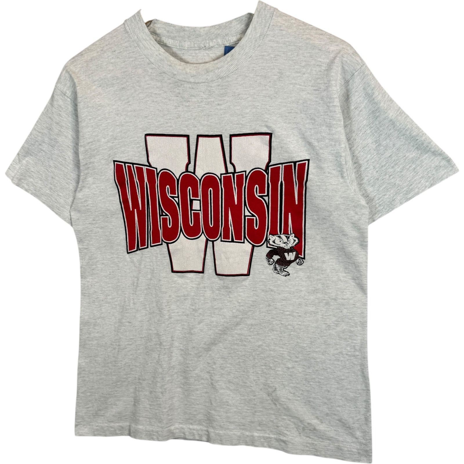 Vintage Vintage University Of Wisconsin Badgers Spellout Tee Medium Size US M / EU 48-50 / 2 - 3 Thumbnail