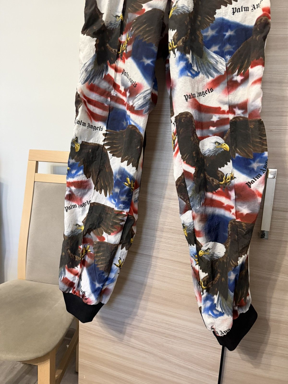 Palm Angels Palm Angels Track Pants Eagles America USA Design Trousers Size US 36 / EU 52 - 4 Thumbnail