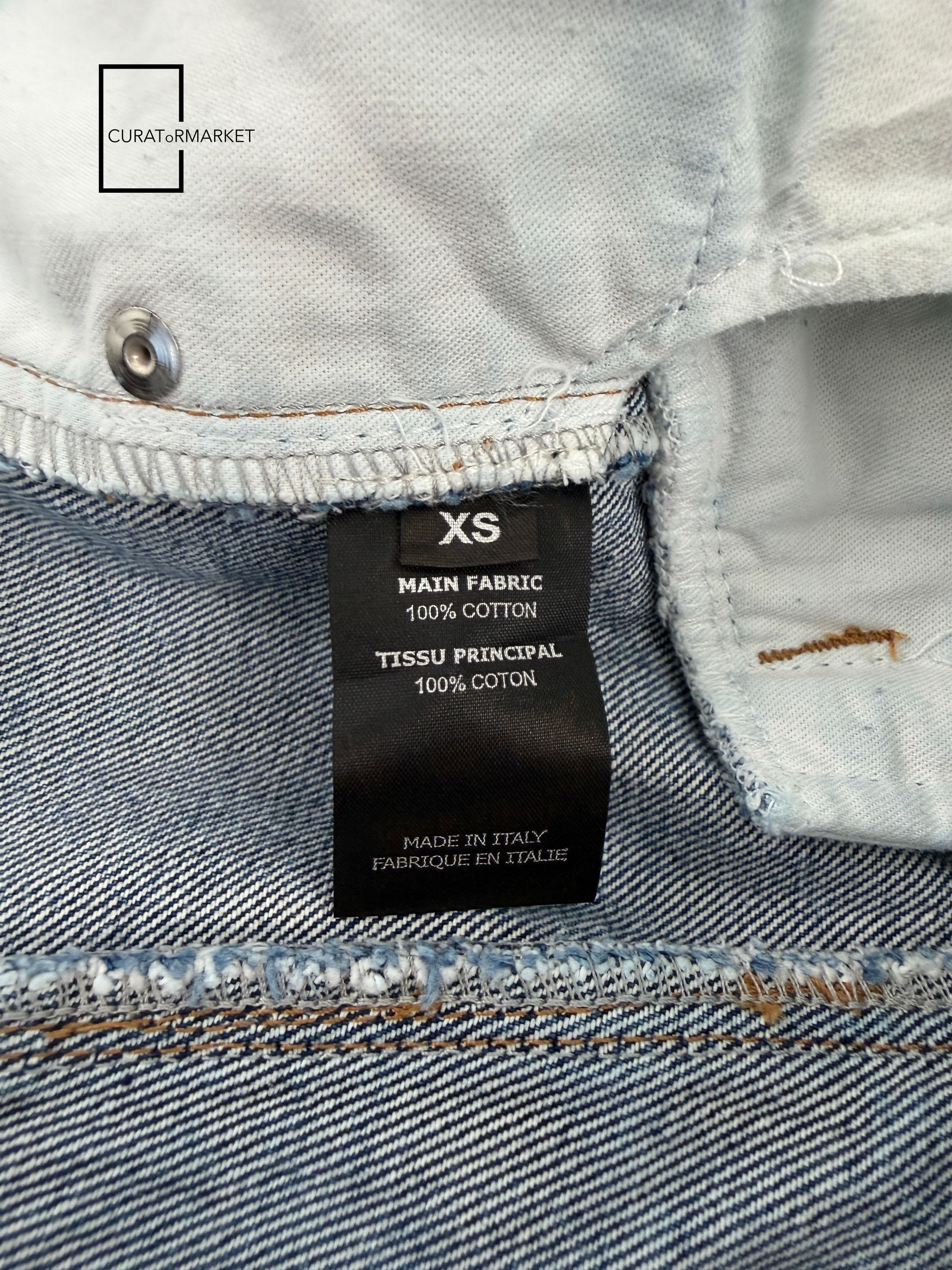Vetements Multi Zip Embroidered Pocket Patch Biker Runway Jeans FW20 Size US 30 / EU 46 - 18 Thumbnail