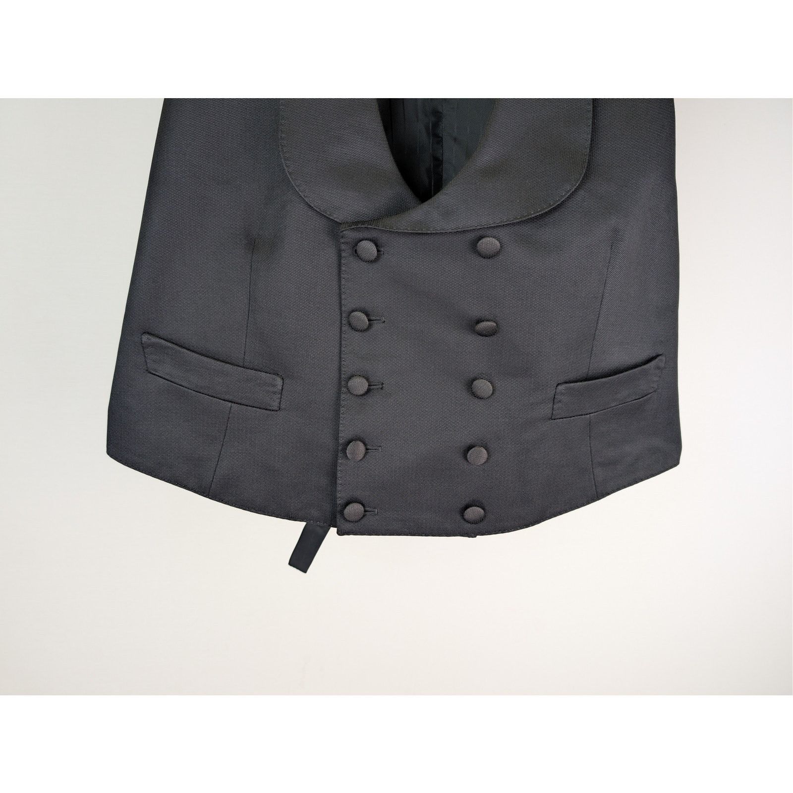 Tom Ford o1rshd1 Double-Breasted Tuxedo vest in Black Size US L / EU 52-54 / 3 - 4 Thumbnail