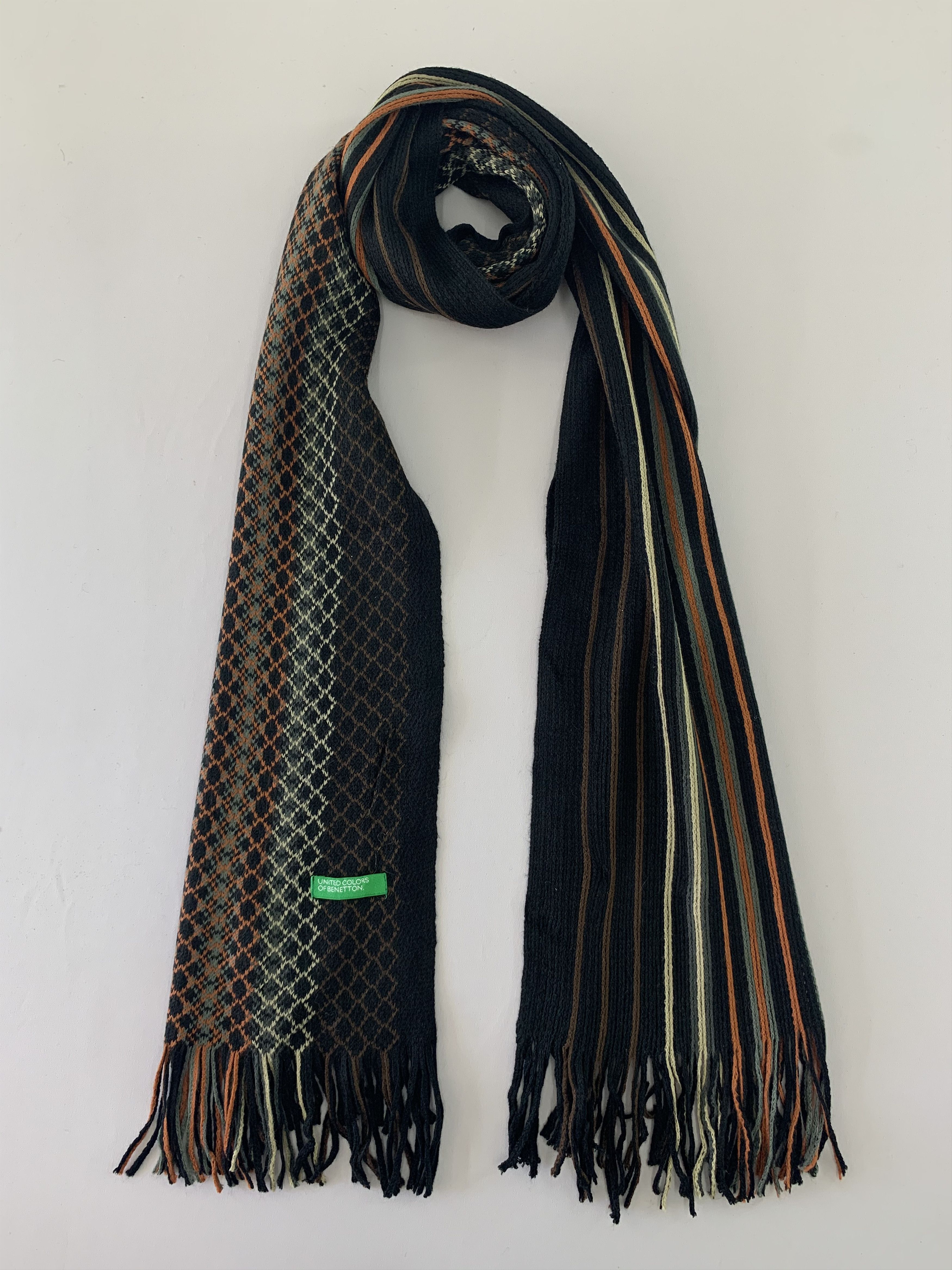 United Colors Of Benetton United Colors of Benetton Scarf Wool Muffler Wrap BL4117 Size ONE SIZE - 1 Thumbnail