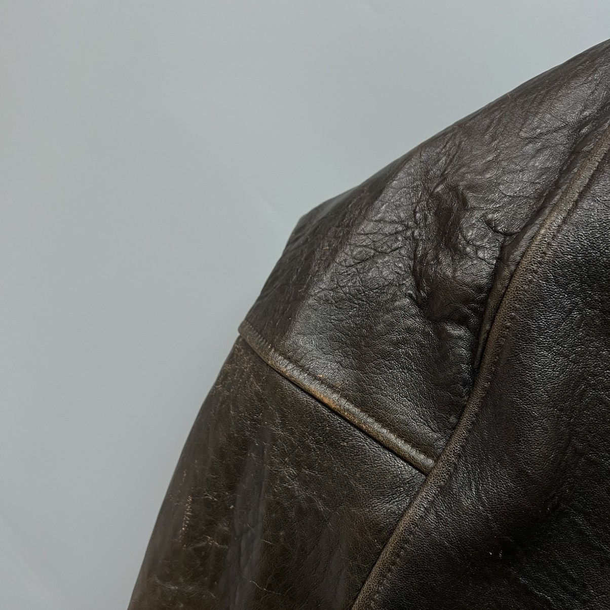 Avirex AVIREX Top Gun G-1 Bomber Flight Leather Jacket Vintage Size US L / EU 52-54 / 3 - 13 Thumbnail