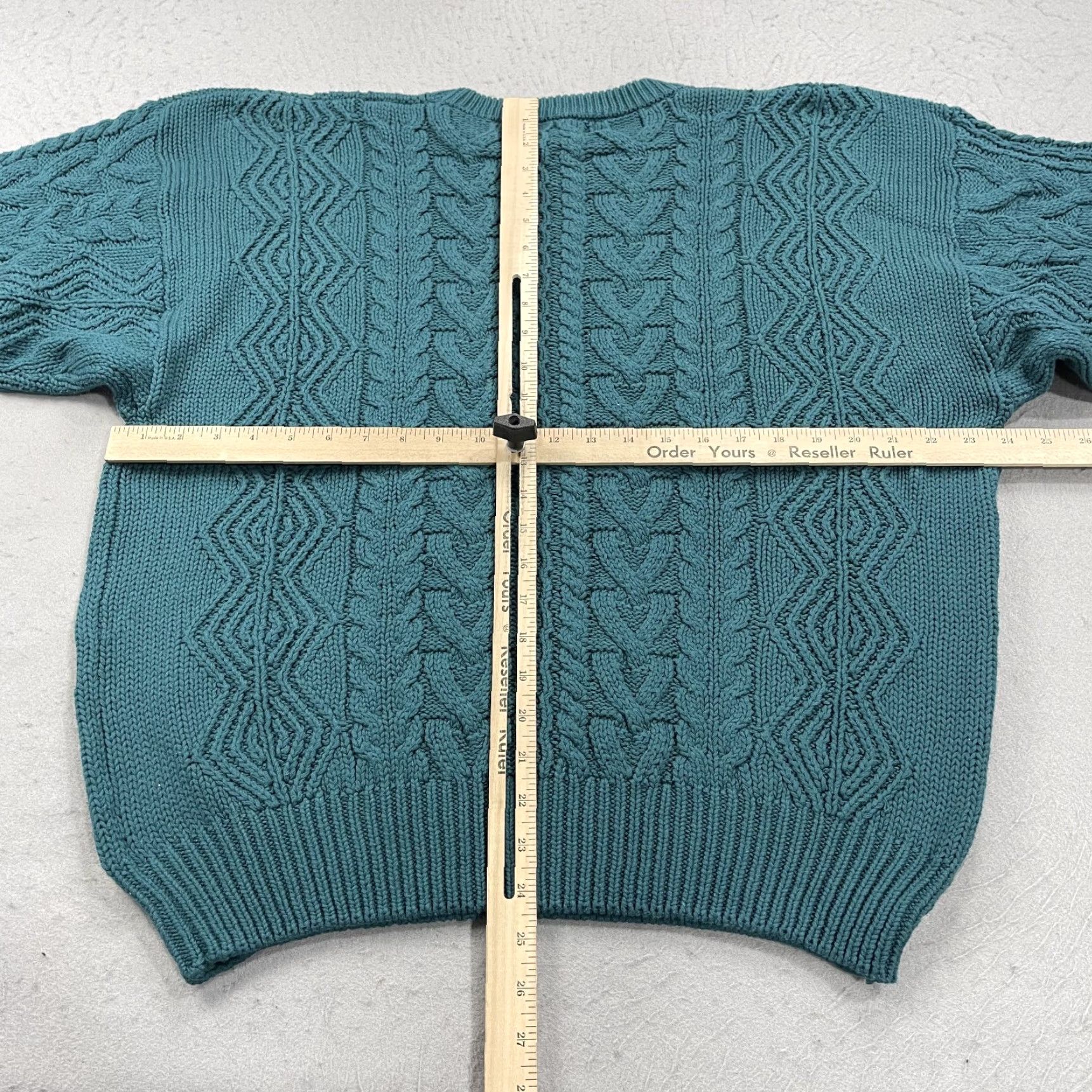 Eddie Bauer VINTAGE Eddie Bauer Sweater Mens XL Green Grandpa Cable Fisherman Crewneck 90s Size US XL / EU 56 / 4 - 6 Thumbnail