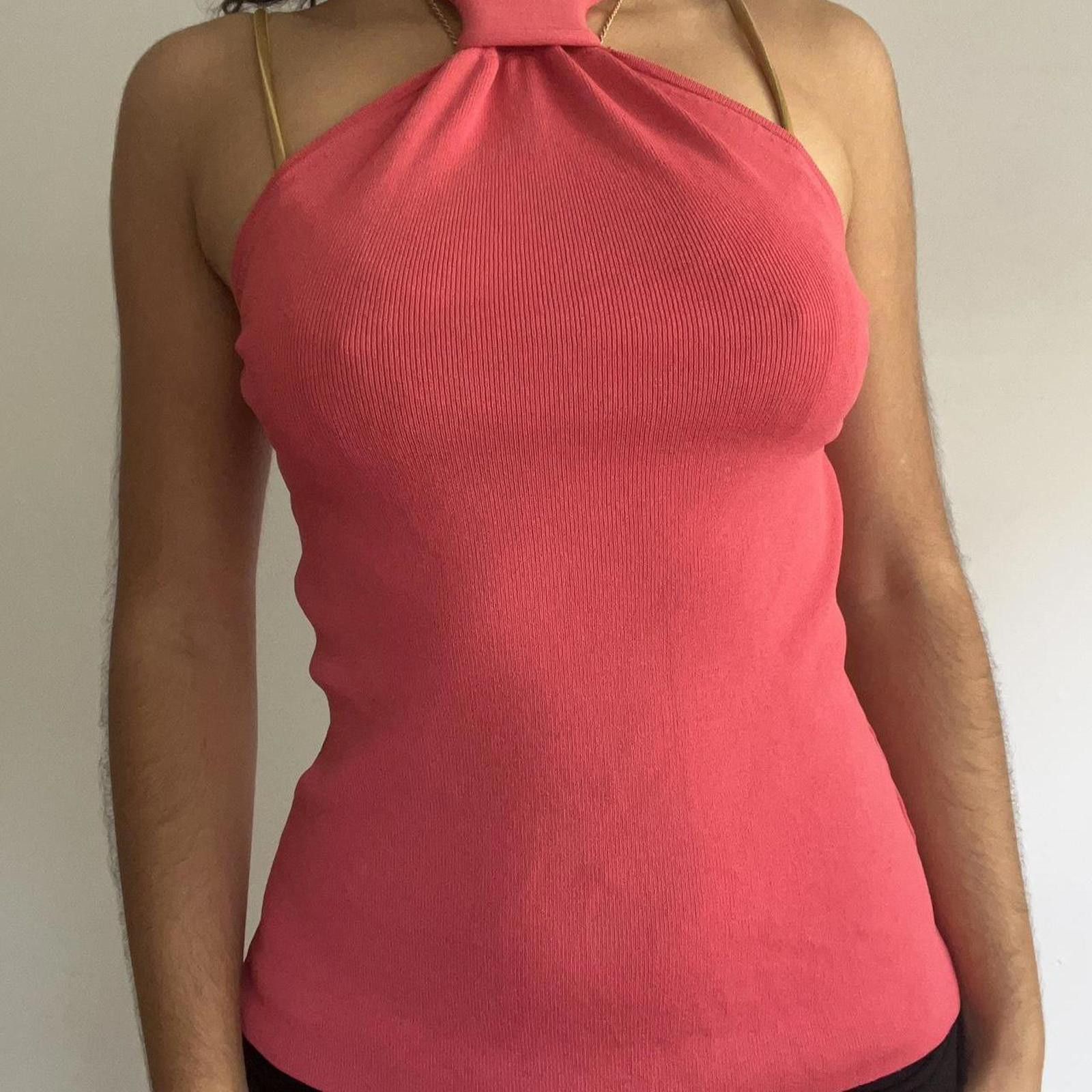 Ann Taylor Pink halter neck top #halterneck #feminine Size S / US 4 / IT 40 - 5 Thumbnail