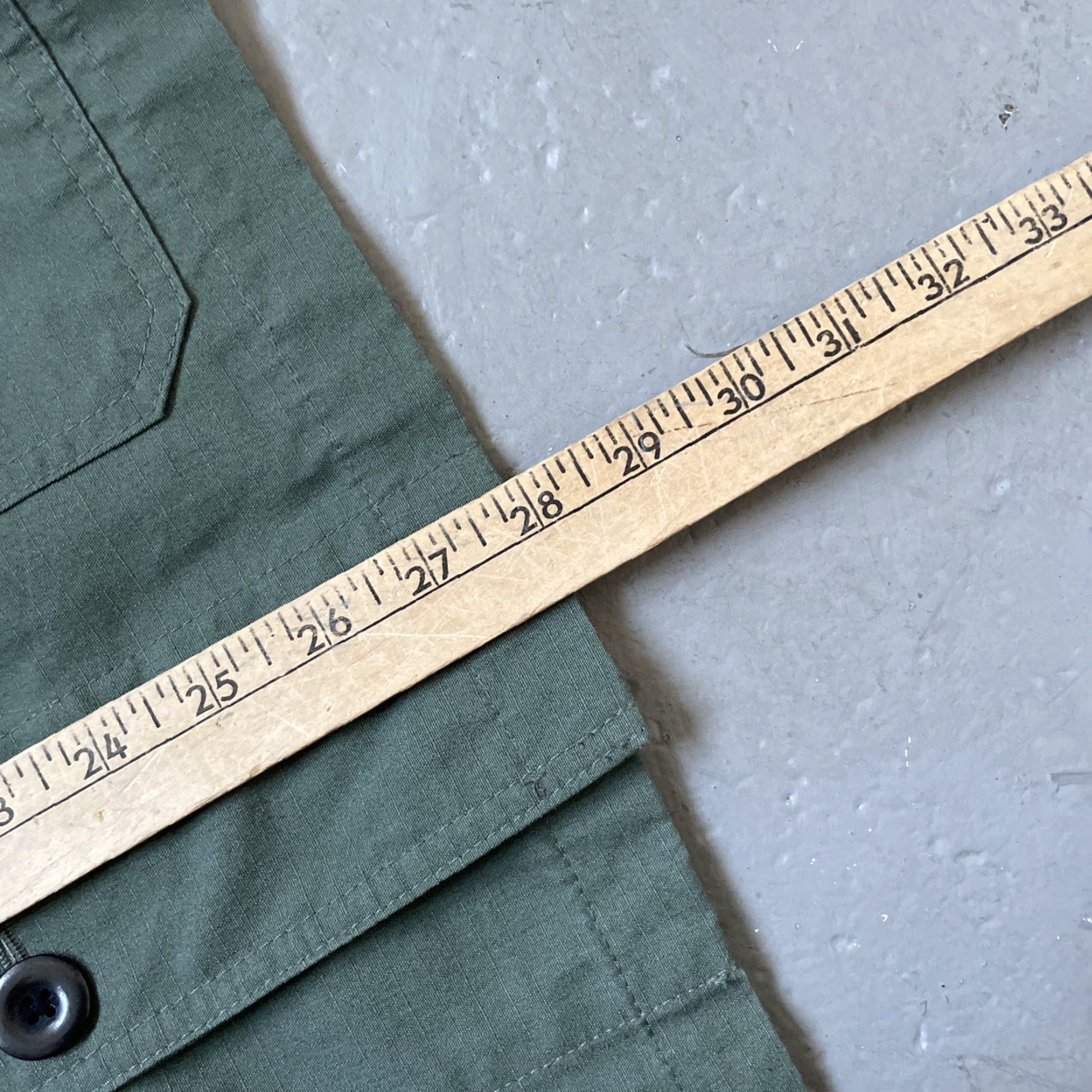 Vintage VINTAGE Chore Work Jacket Military Green 38 Mens Unbranded Ripstop Euro Style Jacket Size US XXS / EU 40 - 5 Thumbnail